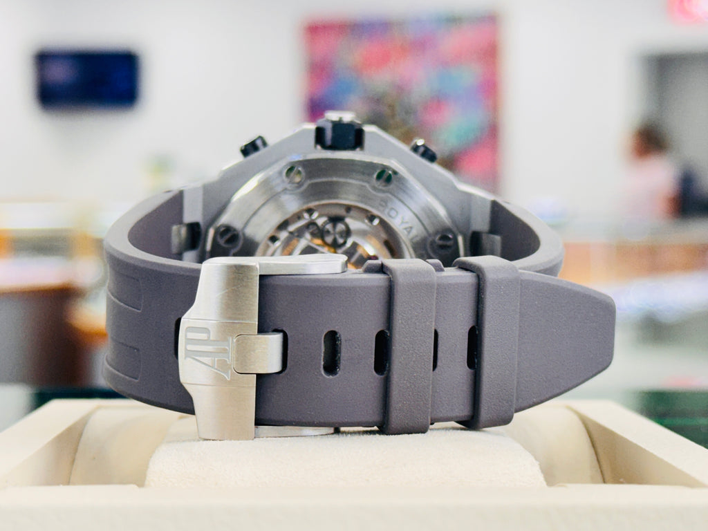 Audemars Piguet  Royal Oak Offshore Chronograph 26470ST.OO.A801CR.01 "Safari"  Preowned - Diamonds East Intl.