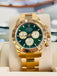 Rolex Cosmograph Daytona 116508 CUSTOM MADE Green Dial & Gold SubDial Box and Papers MINT - Diamonds East Intl.