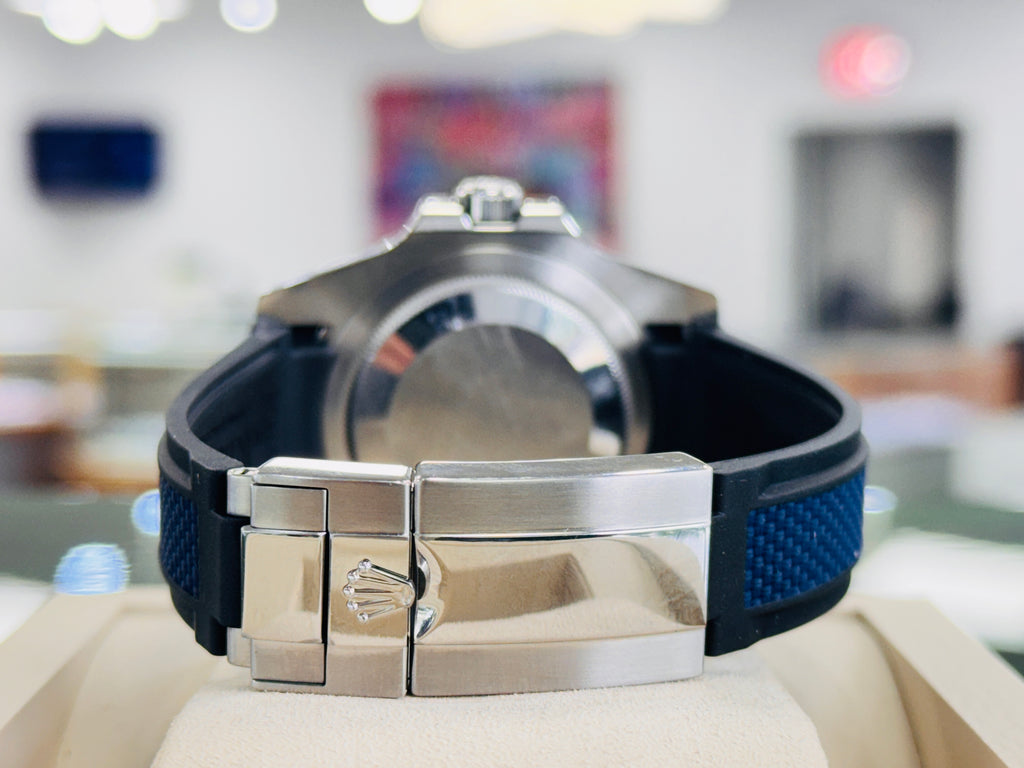 Rolex GMT-Master II 116710BLNR Steel Ceramic Batman Blue and Black Bezel Oyster + RubberB Band - Diamonds East Intl.