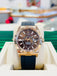 Rolex Sky-Dweller 42 326235  EverRose Gold Chocolate Dial OysterFlex PreOwned Box and Papers - Diamonds East Intl.
