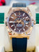 Rolex Sky-Dweller 42 326235  EverRose Gold Chocolate Dial OysterFlex PreOwned Box and Papers - Diamonds East Intl.
