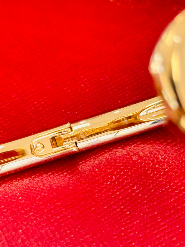 Cartier Baignoire Small WGBA0024 Ladies  Yellow Gold Quartz  Box and Papers USED Size 17 - Diamonds East Intl.