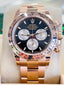 Rolex Daytona 126505 Cosmograph 18K Rose Gold with Black Dial Box and Papers MINT