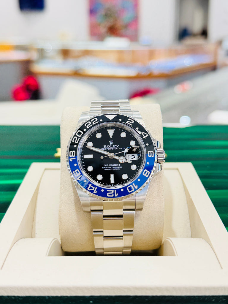Rolex GMT-Master II 40 126710BLNR  Batman Stainless Steel Oyster Bracelet PreOwned Box and Papers - Diamonds East Intl.
