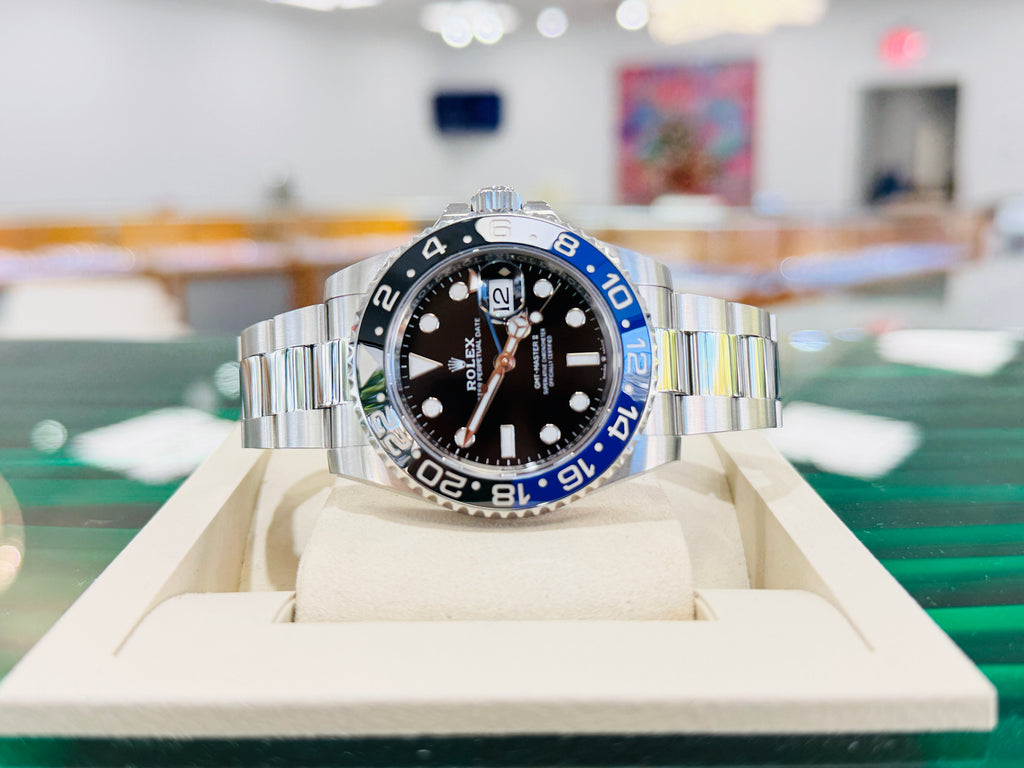 Rolex GMT-Master II 40 126710BLNR  Batman Stainless Steel Oyster Bracelet PreOwned Box and Papers - Diamonds East Intl.