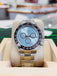 Rolex Daytona 116520 Cosmograph CUSTOM CERAMIC BEZEL CUSTOM BLUE ARABIC Dial Stainless Steel Oyster BOX/PAPERS MINT