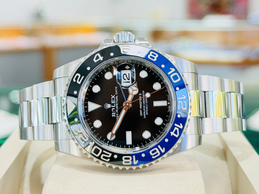 Rolex GMT-Master II 40 126710BLNR  Batman Stainless Steel Oyster Bracelet PreOwned Box and Papers - Diamonds East Intl.