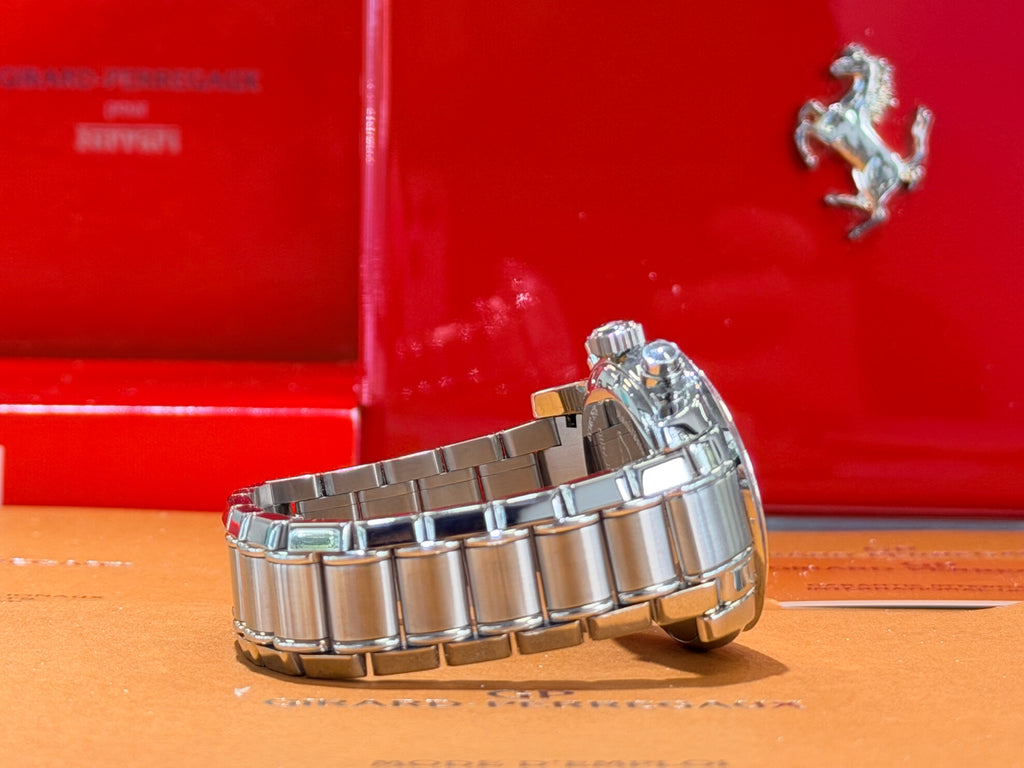 Girard Perregaux Ferrari 8028 Chronograph Black Dial with Black SubDials PreOwned Box & Papers - Diamonds East Intl.
