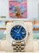 Rolex Datejust 36 16014 8 million Serial RARE Factory Blue Ombre Jubilee