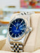 Rolex Datejust 36 16014 8 million Serial RARE Factory Blue Ombre Jubilee