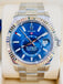 Rolex Sky-Dweller 326934 Blue Dial Oyster Steel Bracelet + Rubber B Watch