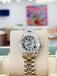 Rolex 26 Lady-Datejust 179166 Platinum PRESIDENT Custom Pave Diamond Roman Dial BOX/PAPERS FULLY SERVICED