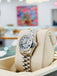 Rolex 26 Lady-Datejust 179166 Platinum PRESIDENT Custom Pave Diamond Roman Dial BOX/PAPERS FULLY SERVICED