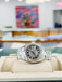 Rolex 26 Lady-Datejust 179166 Platinum PRESIDENT Custom Pave Diamond Roman Dial BOX/PAPERS FULLY SERVICED