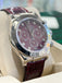 Rolex Daytona 116519 White Gold Factory Diamond Rubellite Grossular Dial Box and Papers PreOwned - Diamonds East Intl.