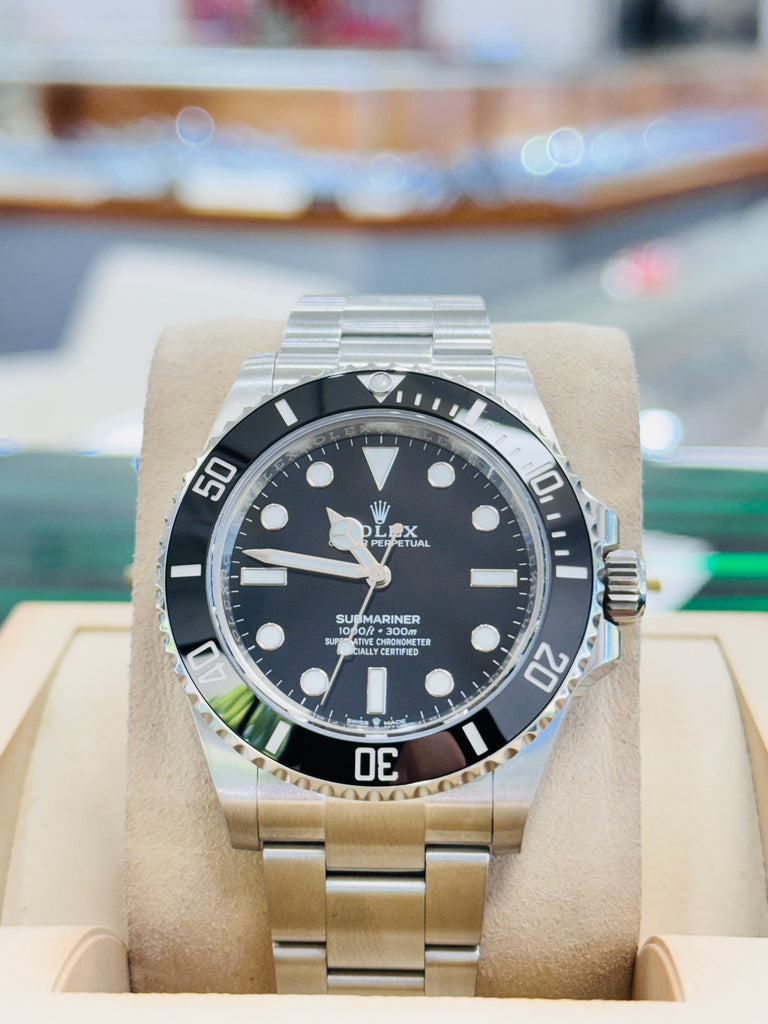 Rolex Submariner (No Date) 124060 41mm Stainless Steel Black Dial No Date Box and Papers MINT