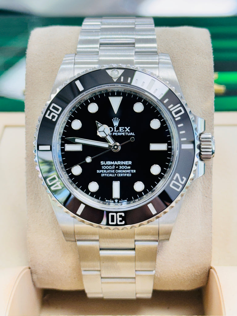 Rolex Submariner (No Date) 124060 41mm Stainless Steel Black Dial No Date Box and Papers MINT