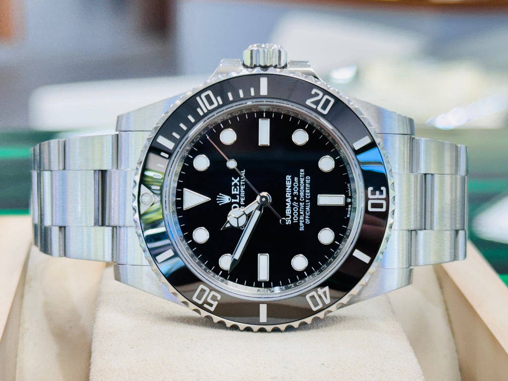 Rolex Submariner (No Date) 124060 41mm Stainless Steel Black Dial No Date Box and Papers MINT