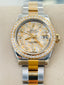 Rolex Lady-Datejust 179383 FACTORY Diamond Bezel & Dial Yellow Gold & Stainless Steel Oyster MINT