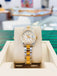 Rolex Lady-Datejust 26 179383 Factory Ivory Diamond Dial Factory Diamond Bezel Yellow Gold & Steel Oyster BOX/PAPERS MINT