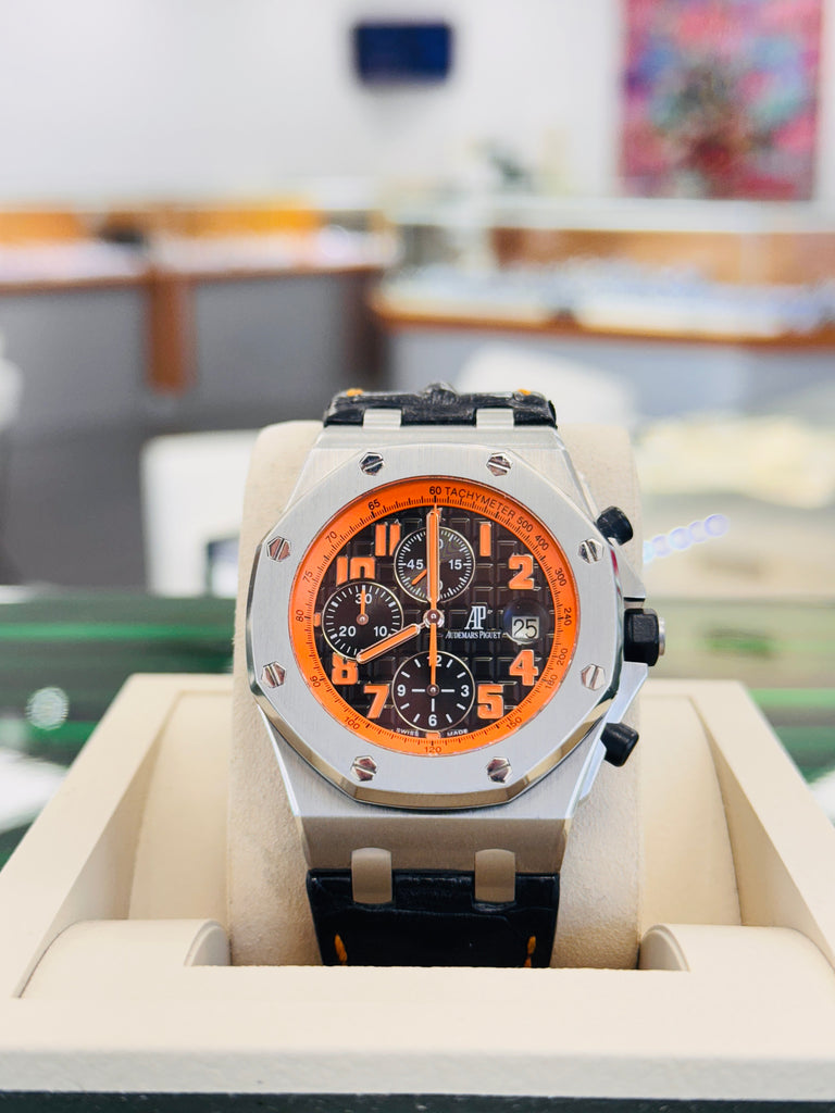 Audemars Piguet 42 Royal Oak Offshore Chronograph Volcano 26170ST.OO.D101CR.01 PreOwned - Diamonds East Intl.
