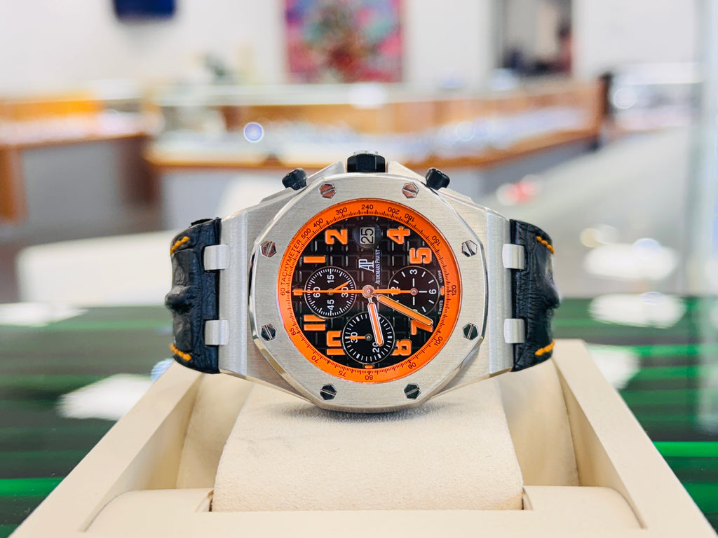 Audemars Piguet 42 Royal Oak Offshore Chronograph Volcano 26170ST.OO.D101CR.01 PreOwned - Diamonds East Intl.