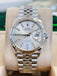 Rolex Datejust 36 126234 Silver Dial 18k White Gold Bezel  Stainless Jubilee  Bracelet MINT