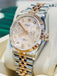 Rolex Datejust 36 116231  Factory Pink Diamond Jubilee Dial EverRose and Steel Jubilee  Band Box and Papers PreOwned - Diamonds East Intl.