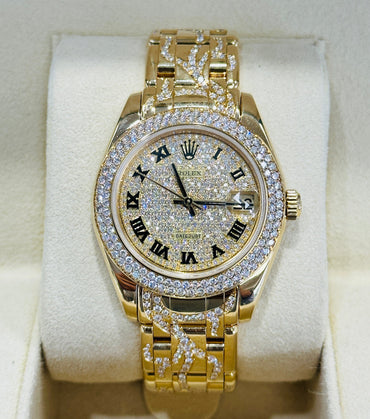 Rolex Datejust 31 81338 Factory Diamond "VINE" PreOwned - Diamonds East Intl.