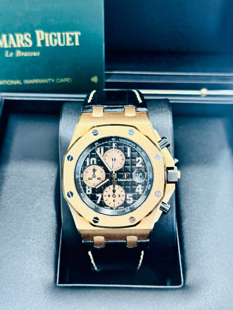 Audemars Piguet Royal Oak Offshore Chronograph 26470OR.OO.A002CR.02 Box & Papers PreOwned - Diamonds East Intl.