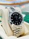 Rolex Day-Date 40 228206 Platinum Smooth Bezel  Factory Black Baguette Diamond Dial  PreOwned Box and Papers - Diamonds East Intl.