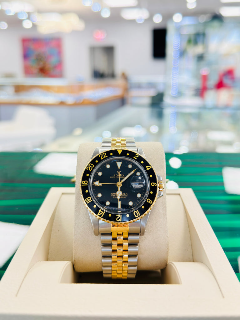 Rolex GMT-Master 40 16753 1986 Stainless & Gold Jubilee PreOwned