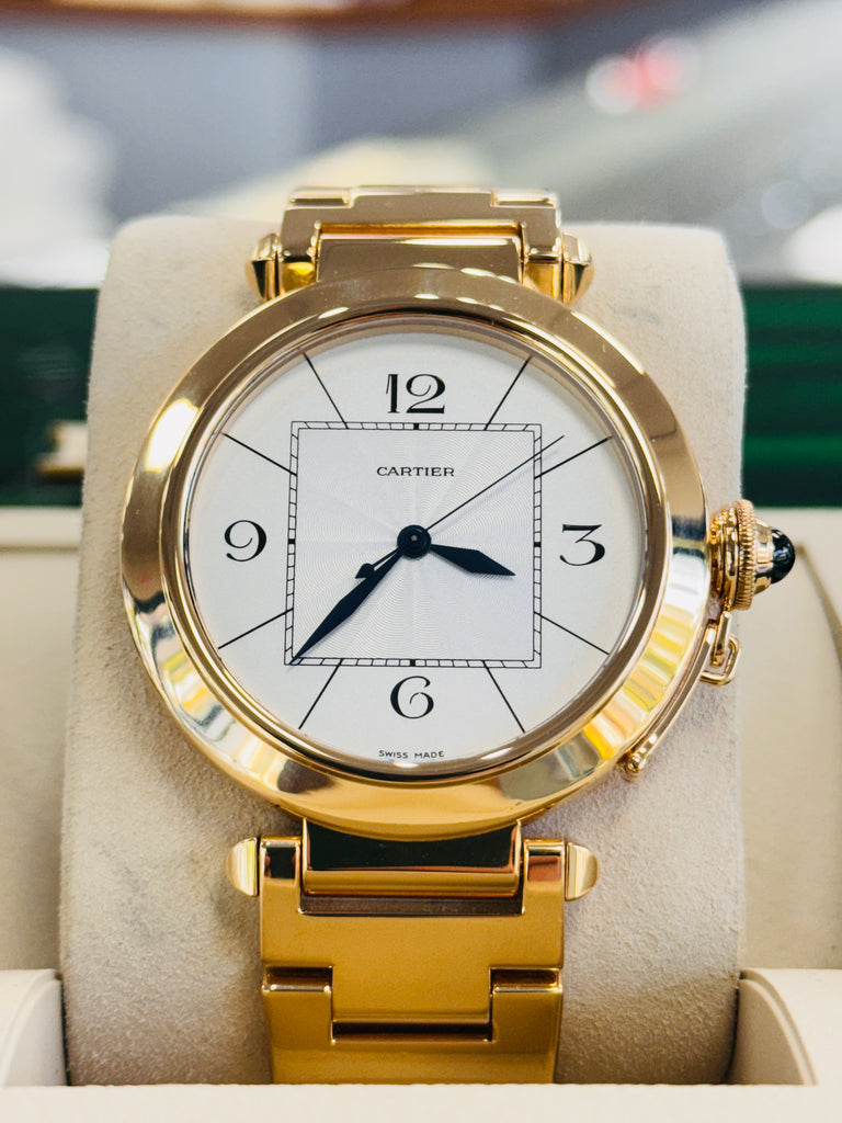 Cartier Pasha 42 2726  18k Yellow Gold PreOwned - Diamonds East Intl.