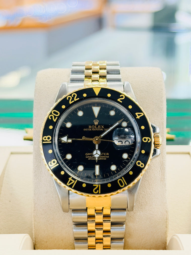 Rolex GMT-Master 40 16753 1986 Stainless & Gold Jubilee PreOwned