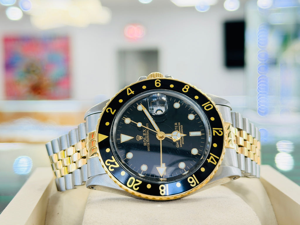 Rolex GMT-Master 40 16753 1986 Stainless & Gold Jubilee PreOwned