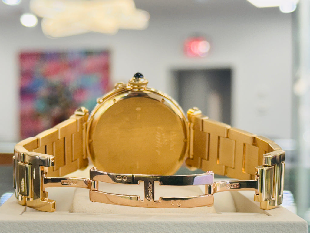 Cartier Pasha 42 2726  18k Yellow Gold PreOwned - Diamonds East Intl.