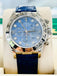 Rolex Zenith Daytona 16519 18K White gold Factory Diamond Sodalite Dial Mint PreOwned