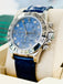 Rolex Zenith Daytona 16519 18K White gold Factory Diamond Sodalite Dial Mint PreOwned