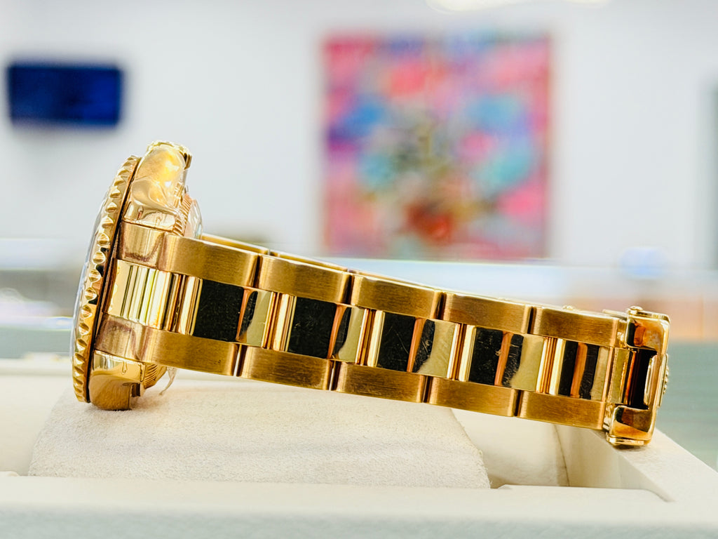Rolex Yacht-Master 29 169628 Yellow Gold White Dial Box & Papers Unworn STICKERED