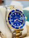 Rolex Submariner Date 40 16613 LB Two-Tone Yellow Gold & Steel  Blue Dial “Bluesy” Non Ceramic MINT