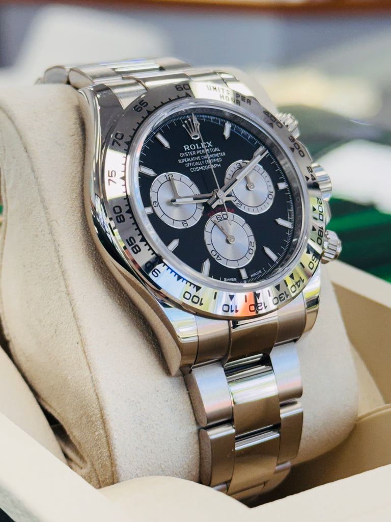 Rolex Cosmograph Daytona 126509 “Baby LeMans” White Gold  Box & Papers PreOwned - Diamonds East Intl.