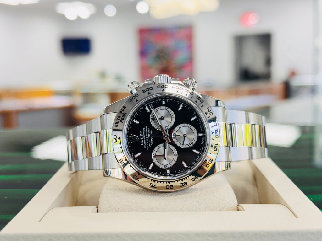 Rolex Cosmograph Daytona 126509 “Baby LeMans” White Gold  Box & Papers PreOwned - Diamonds East Intl.