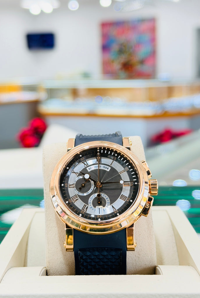 Breguet Marine 42 5827BR  Chronograph Breguet Marine Chronograph Roségold PreOwned - Diamonds East Intl.