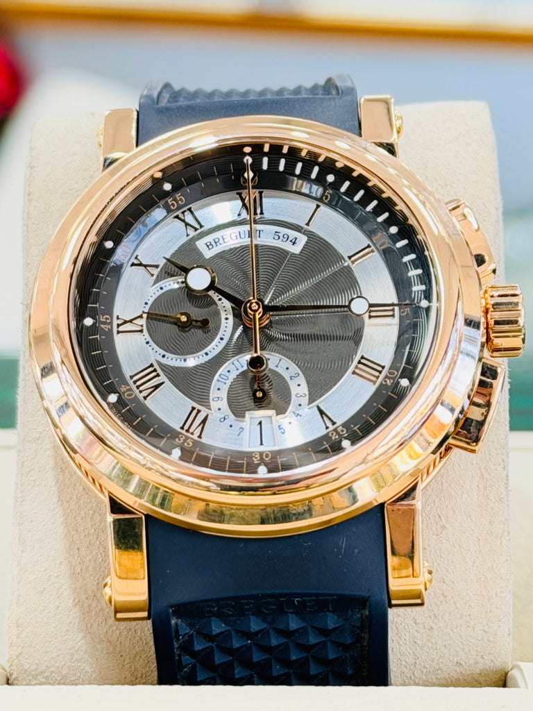 Breguet Marine 42 5827BR  Chronograph Breguet Marine Chronograph Roségold PreOwned - Diamonds East Intl.