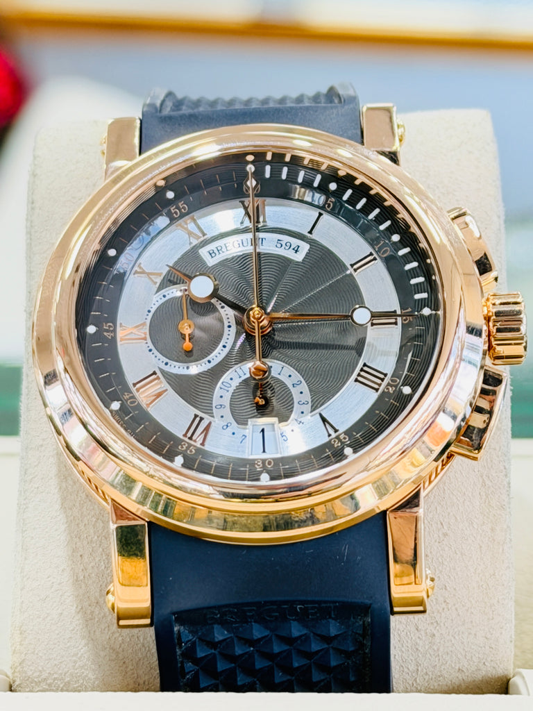Breguet Marine 42 5827BR  Chronograph Breguet Marine Chronograph Roségold PreOwned - Diamonds East Intl.