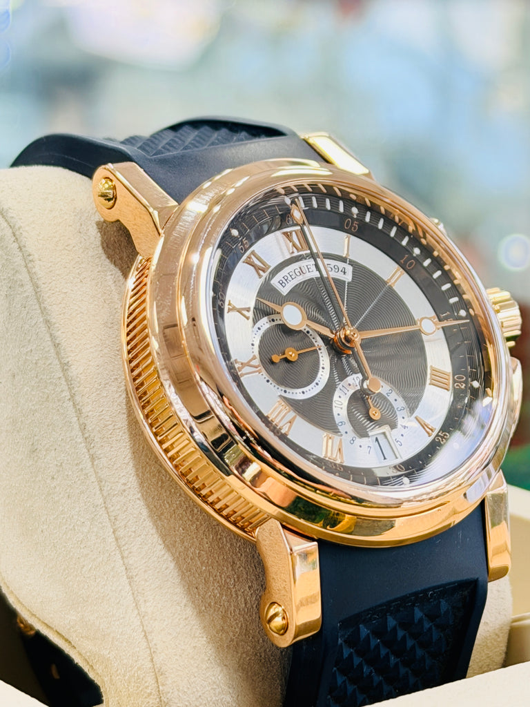 Breguet Marine 42 5827BR  Chronograph Breguet Marine Chronograph Roségold PreOwned - Diamonds East Intl.
