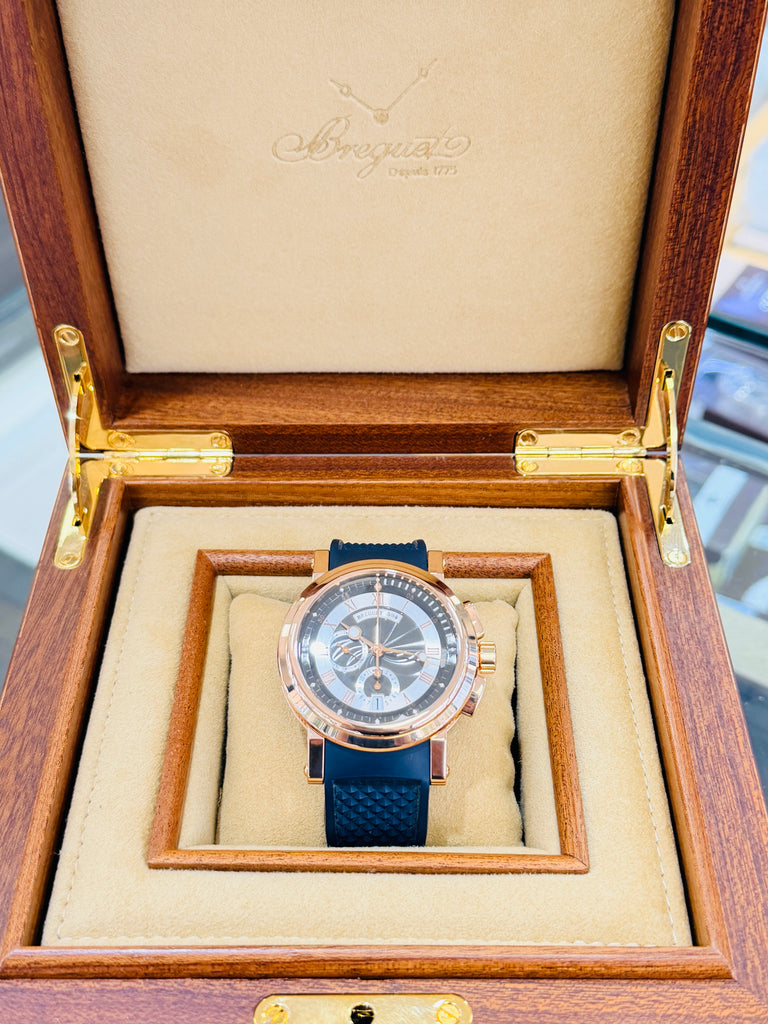 Breguet Marine 42 5827BR  Chronograph Breguet Marine Chronograph Roségold PreOwned - Diamonds East Intl.