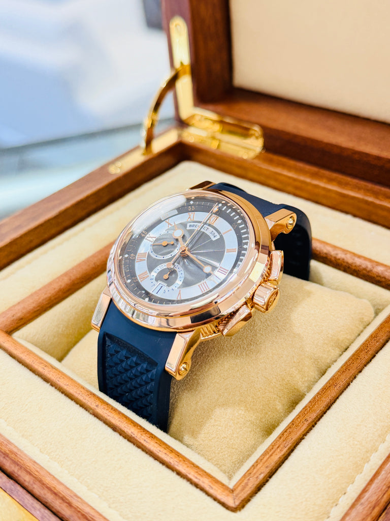 Breguet Marine 42 5827BR  Chronograph Breguet Marine Chronograph Roségold PreOwned - Diamonds East Intl.