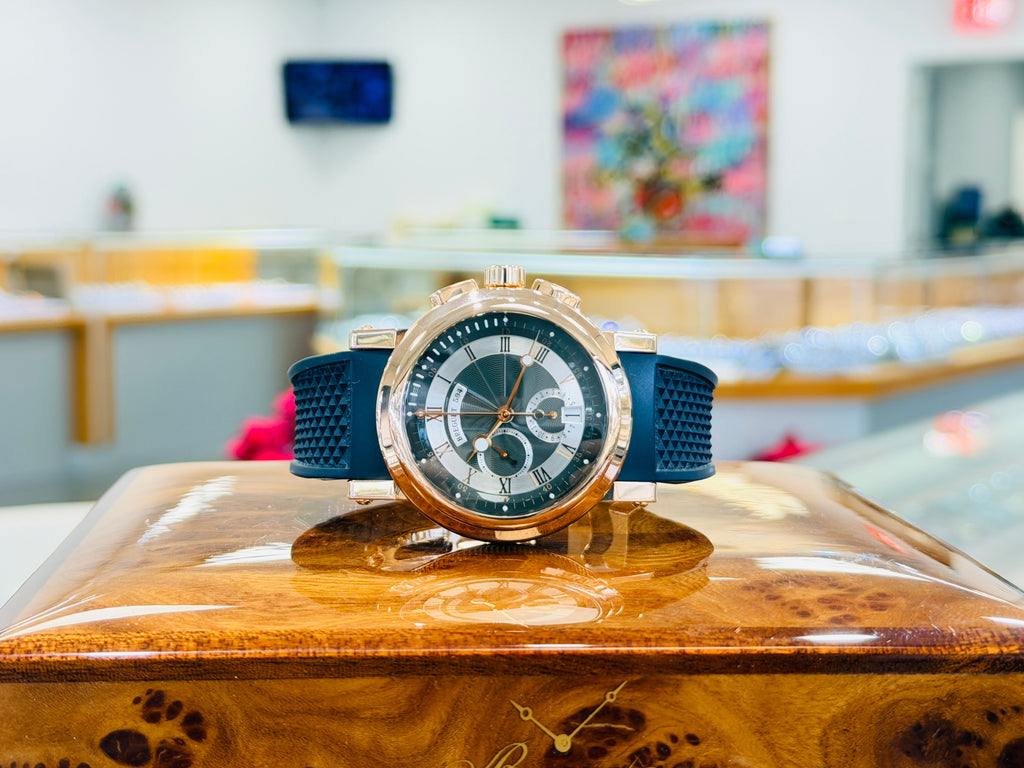 Breguet Marine 42 5827BR  Chronograph Breguet Marine Chronograph Roségold PreOwned - Diamonds East Intl.
