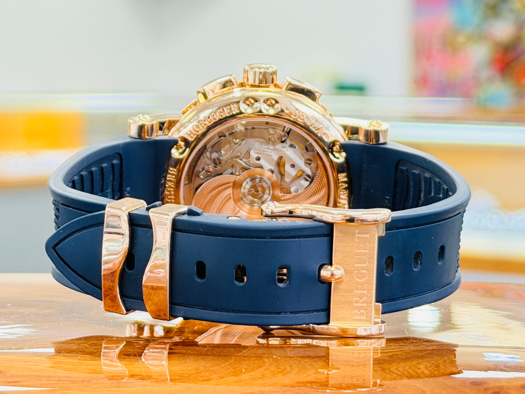 Breguet Marine 42 5827BR  Chronograph Breguet Marine Chronograph Roségold PreOwned - Diamonds East Intl.